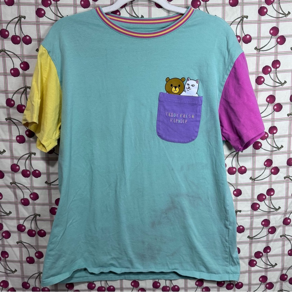 Teddy Fresh X Ripndip Multicolor Lord Nerm Pocket Tee